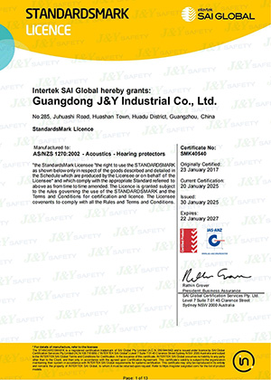 Certificate SMK40540
